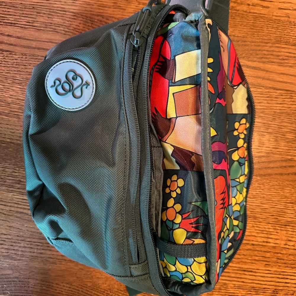 Chic Multicolor and Green Women's Belt Bag